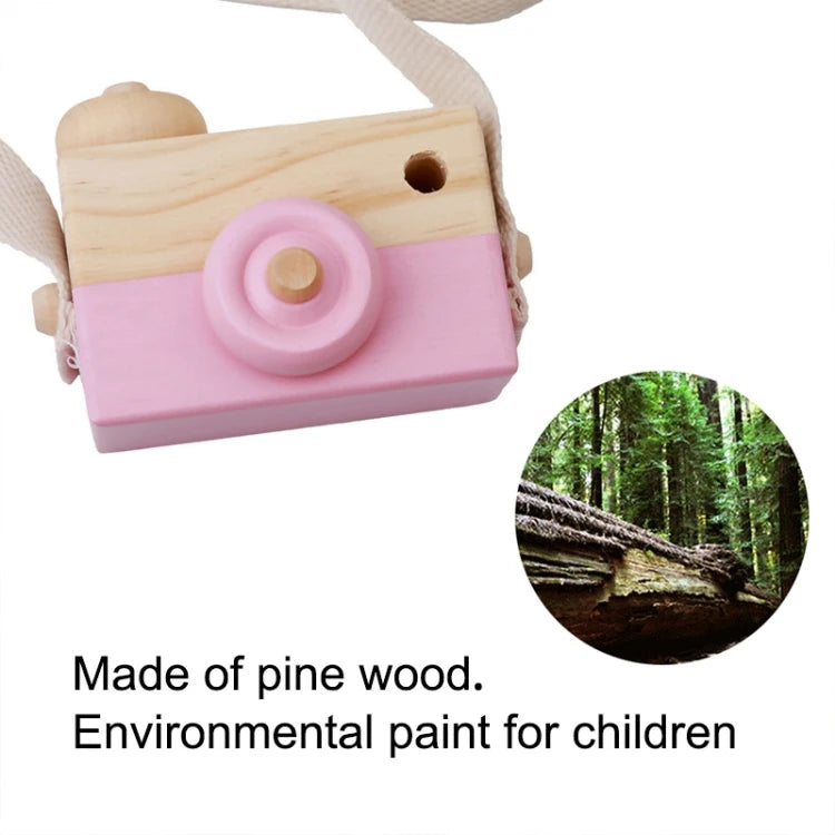 Creative Handmade Toys Camera Props Decorative Ornaments Pastoral Style Children Wooden Camera Toy Photography Props