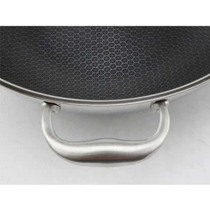 Stainless Steel Honeycomb Wok Premium Wok Premium Cookware
