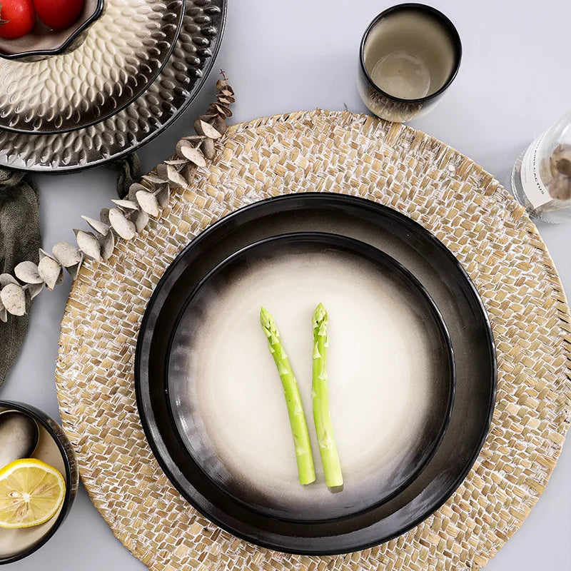 Modern Dinnerware Black Dinnerware