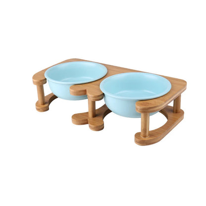 Ceramic Pet Bowl with Stand