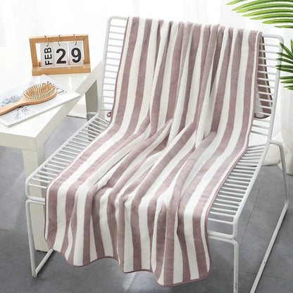 Stripe Microfiber Beach Towel