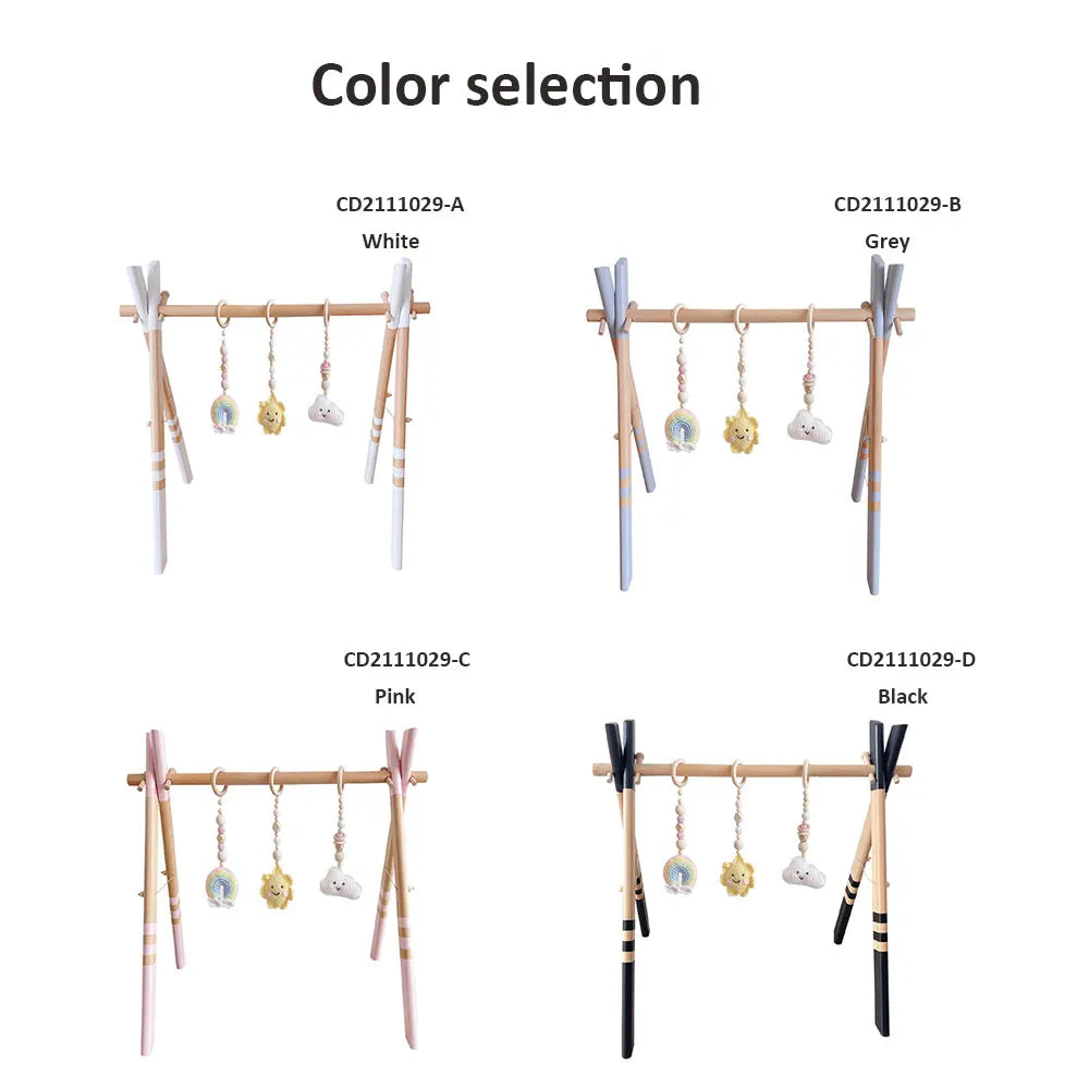 Wooden Baby Gym Infant Gym Natural Wood
