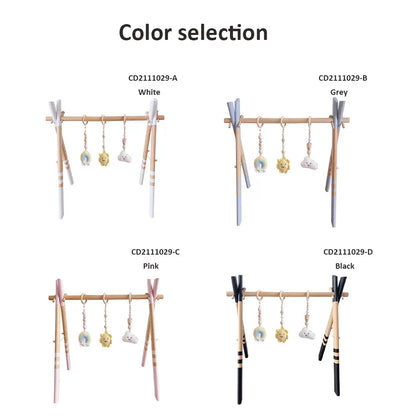 Wooden Baby Gym Infant Gym Natural Wood