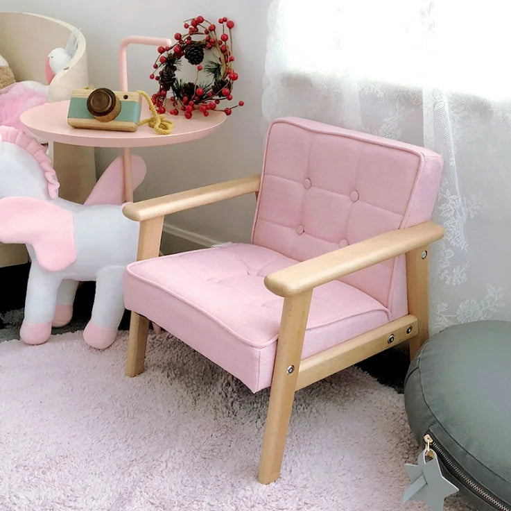 Pink Single Sofa for Kids