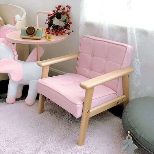 Pink Single Sofa for Kids