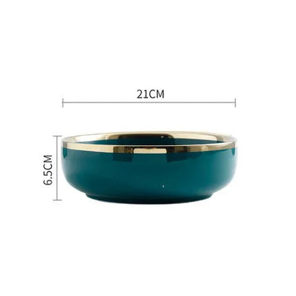 Delta Gold Rimmed Dinnerware Collection
