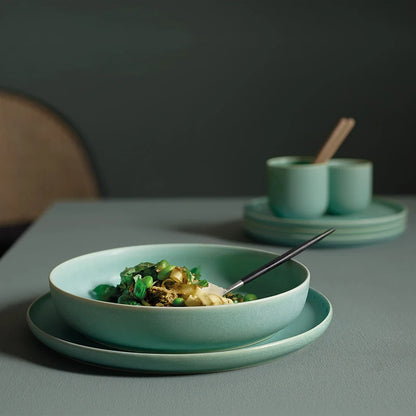 Green Matte Dinner Set