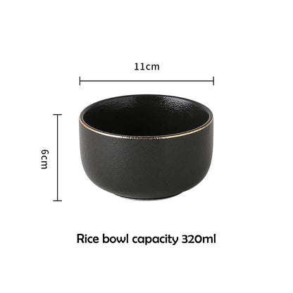 Matte Black Dinnerware