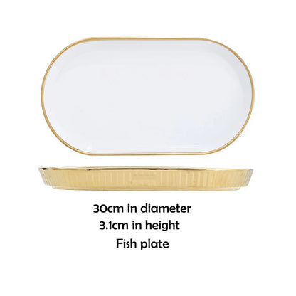 Butterscotch Royal Ceramic Serve Set Serveware