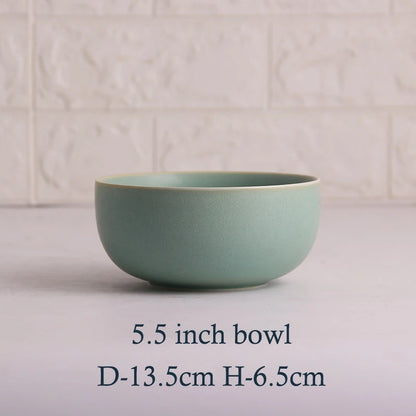Green Matte Dinner Set
