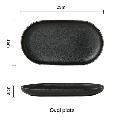 Matte Black Dinnerware