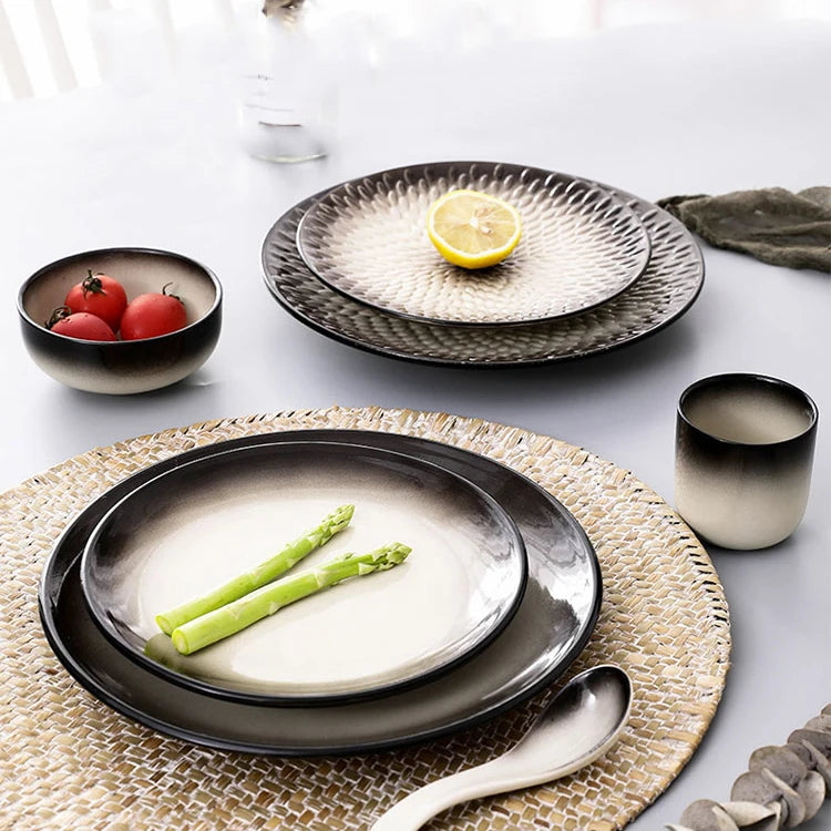 Modern Dinnerware Black Dinnerware