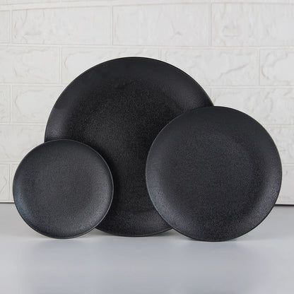 Black Dinner Plates Porcelain Dinnerware