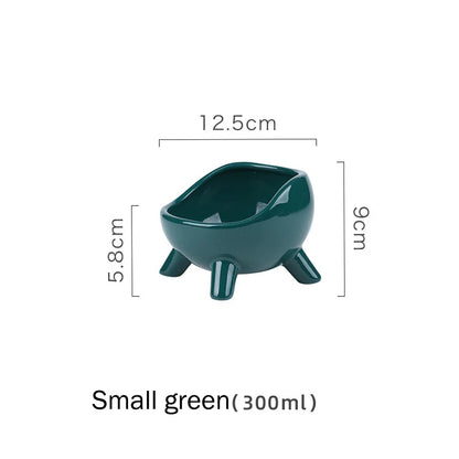 Ceramic Pet Bowl with Stand