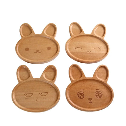Wooden Plates for Kids