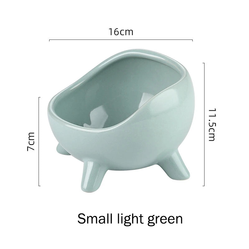 Ceramic Pet Bowl with Stand