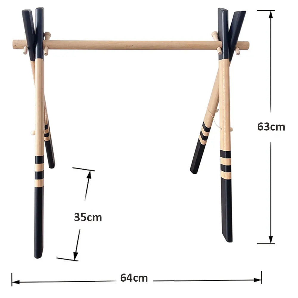 Wooden Baby Gym Infant Gym Natural Wood