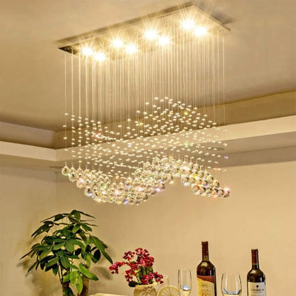 Kitchen Chandelier Premium Chandelier Raindrop Chandelier Hanging Crystals Chandelier Premium Lighting