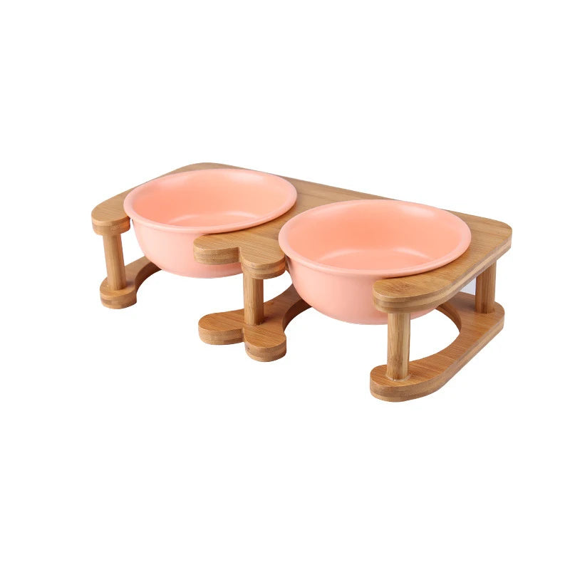 Ceramic Pet Bowl with Stand