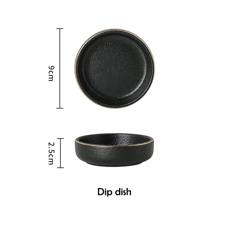 Matte Black Dinnerware