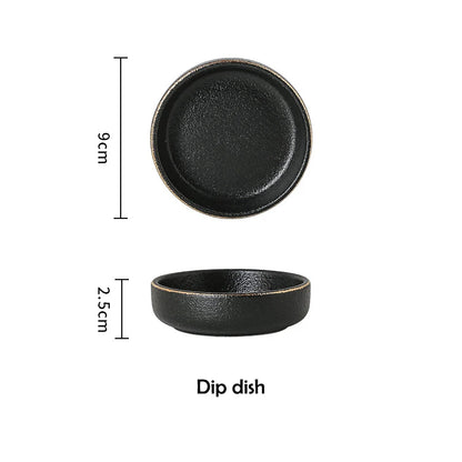 Matte Black Dinnerware