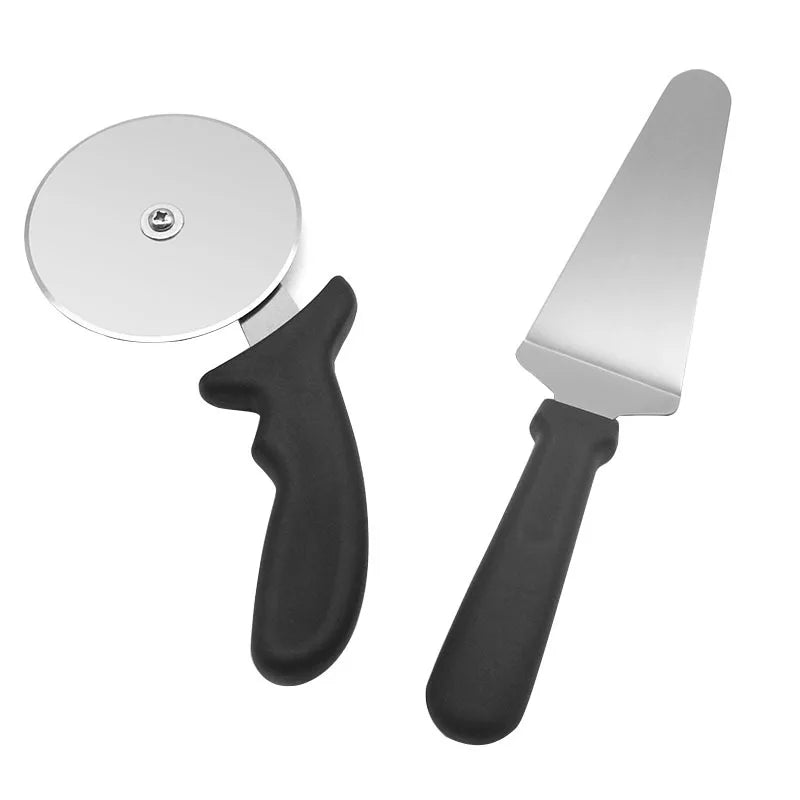 Cavernous Stainless Steel Pizza Cutter - Set of 2 pieces