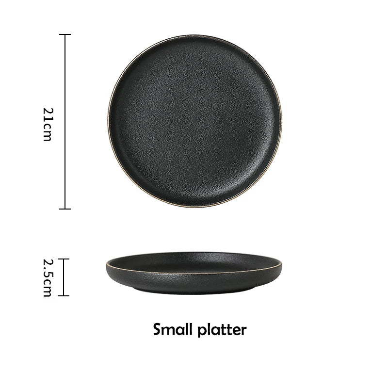 Matte Black Dinnerware