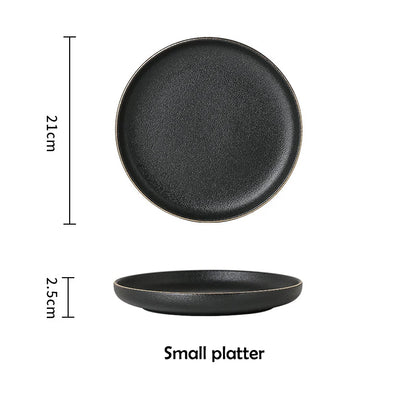 Matte Black Dinnerware