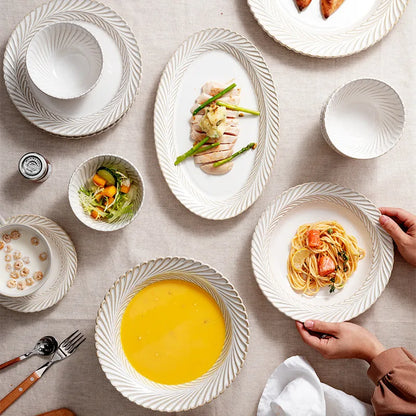 Elegant Dinnerware White Dinnerware Vintage Dinnerware