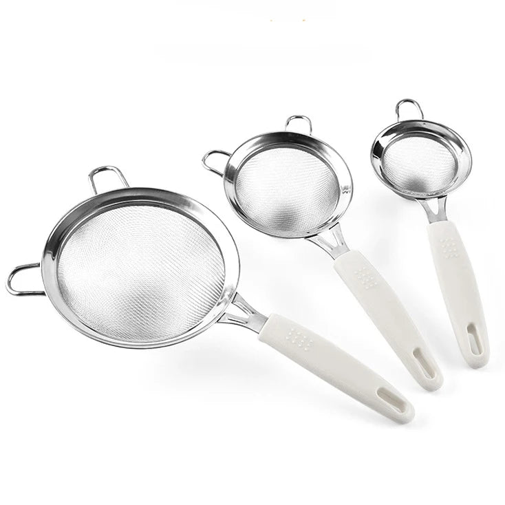 Cumberland Strainer Mesh and Egg Whisk - Set of 4 Pieces
