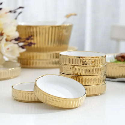 Butterscotch Royal Ceramic Serve Set Serveware