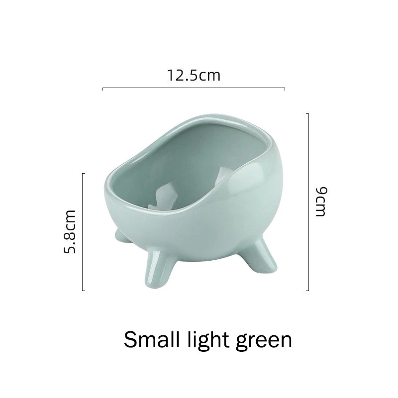 Ceramic Pet Bowl with Stand