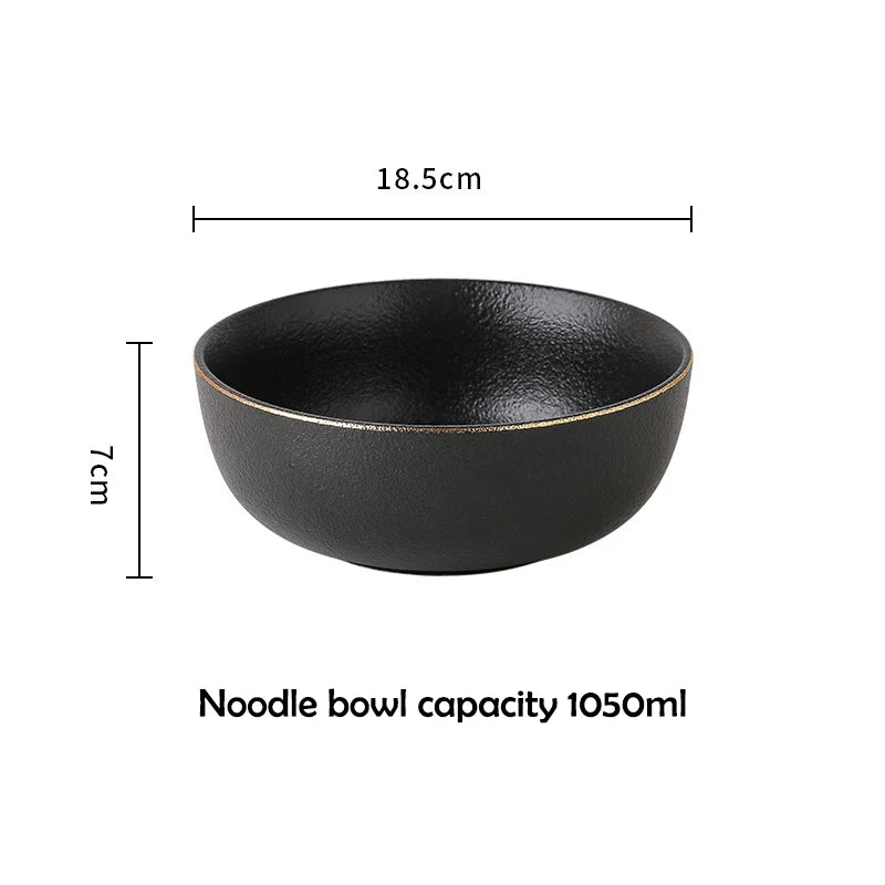 Matte Black Dinnerware