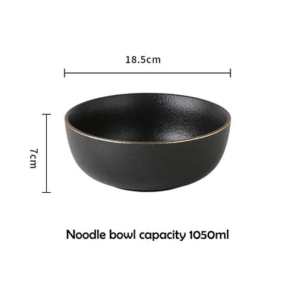 Matte Black Dinnerware