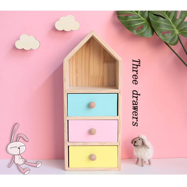 Bookshelf for Kids Bookshelf with Drawers Colorful Bookshelf