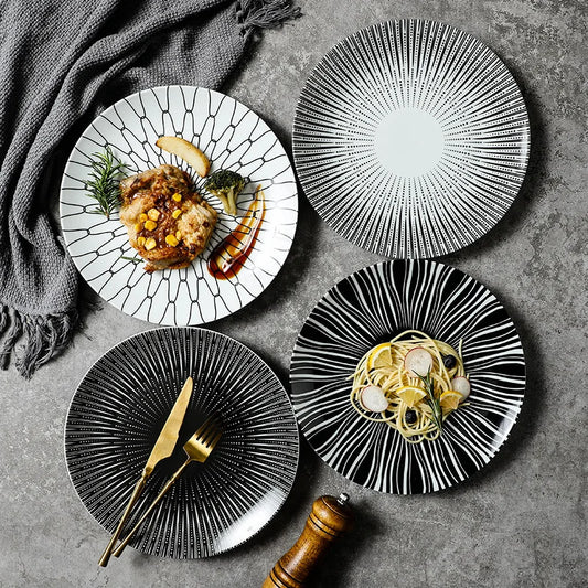 Modern Dinnerware Modern Dinner Set Geometric Design Plates