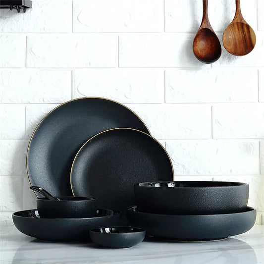Matte Black Dinnerware