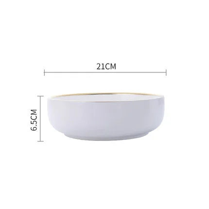 Delta Gold Rimmed Dinnerware Collection