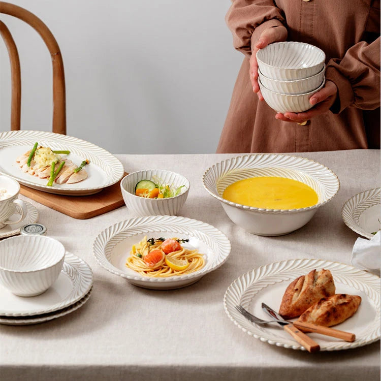 Elegant Dinnerware White Dinnerware Vintage Dinnerware
