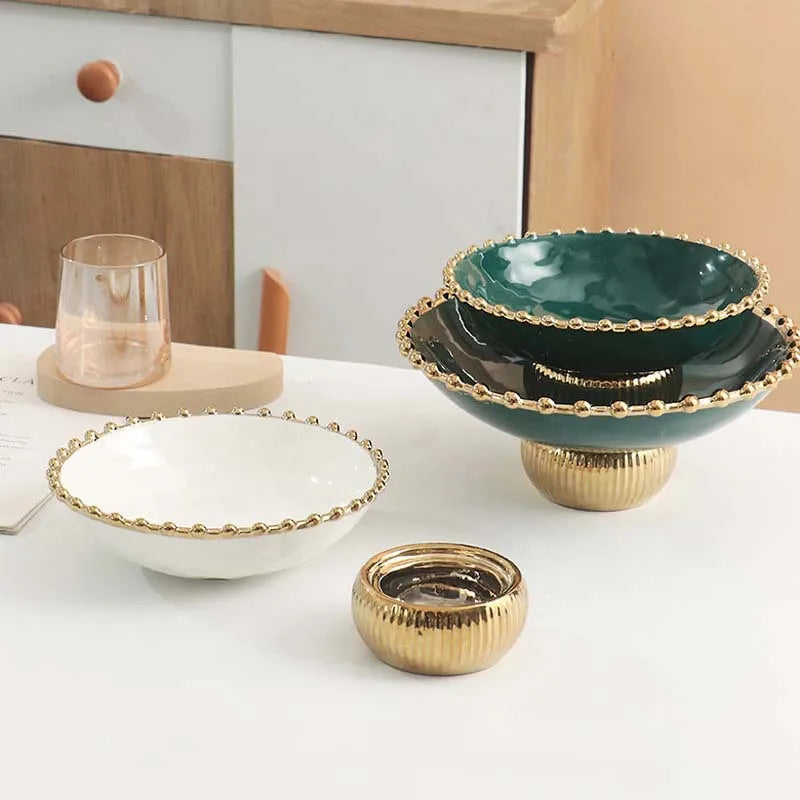 Elegant Snacks Plates Dessert Bowls