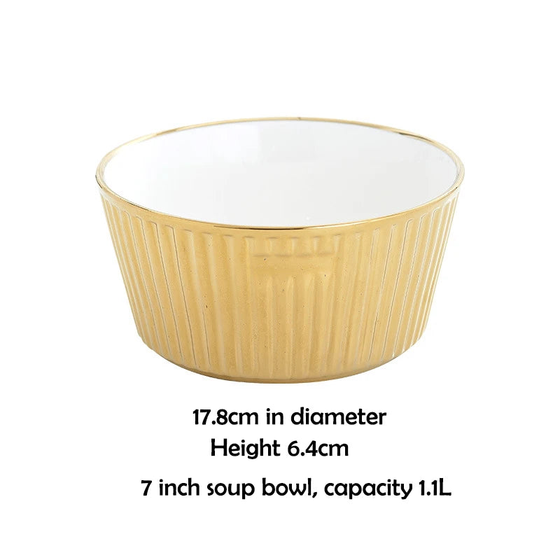 Butterscotch Royal Ceramic Serve Set Serveware