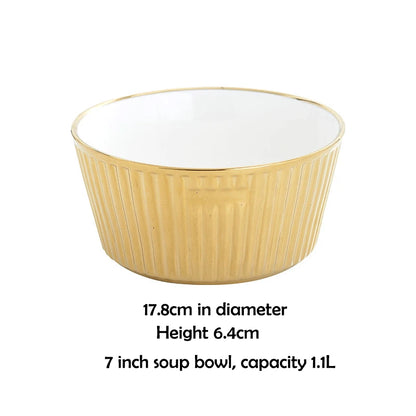 Butterscotch Royal Ceramic Serve Set Serveware