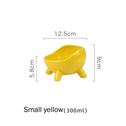 Ceramic Pet Bowl with Stand