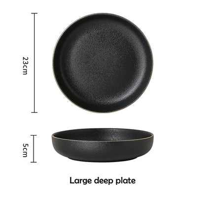 Matte Black Dinnerware