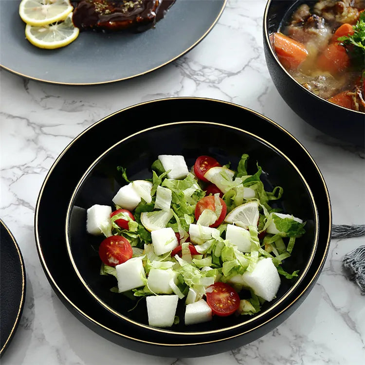 Matte Black Dinnerware