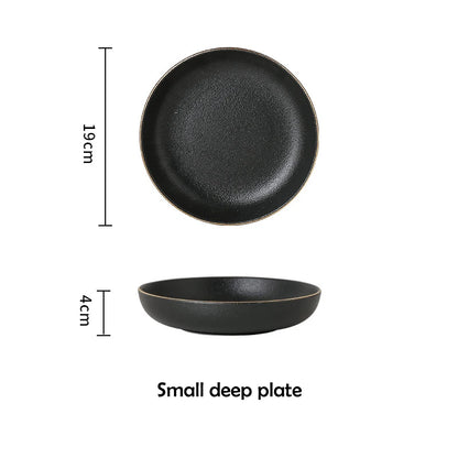 Matte Black Dinnerware