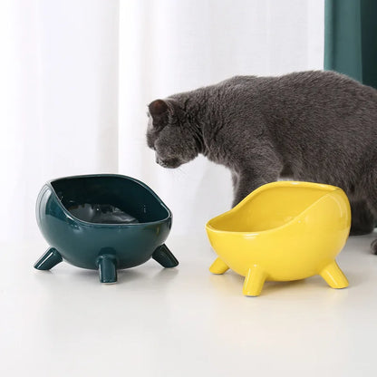 Ceramic Pet Bowl with Stand