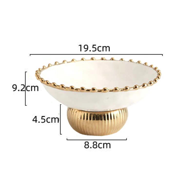 Elegant Snacks Plates Dessert Bowls