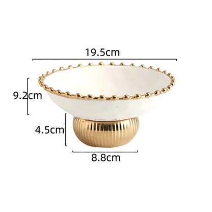 Elegant Snacks Plates Dessert Bowls