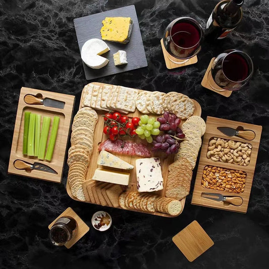Charcuterie Board with Drawer Premium Cheese Board